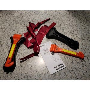Car Safety Hammer Set of 2 Emergency Escape Tool Auto Car Window Glass Hammer